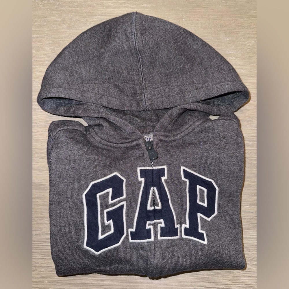 GAP - Kids Charcoal Zip-Up Hoodie